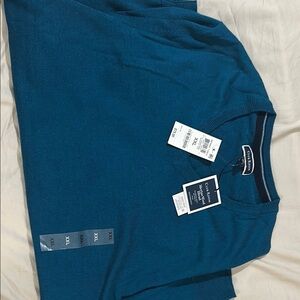 Club Room V-Neck Sweater in Teal